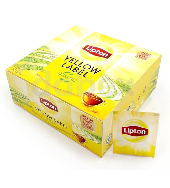 Lipton Envelope Yellow Label Tea (100*2g) 200g