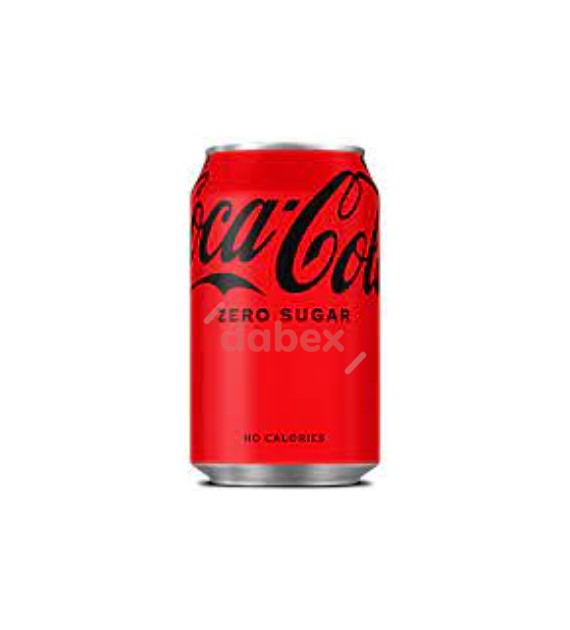 Coca Cola Zero Puszka Niska 330ml/24