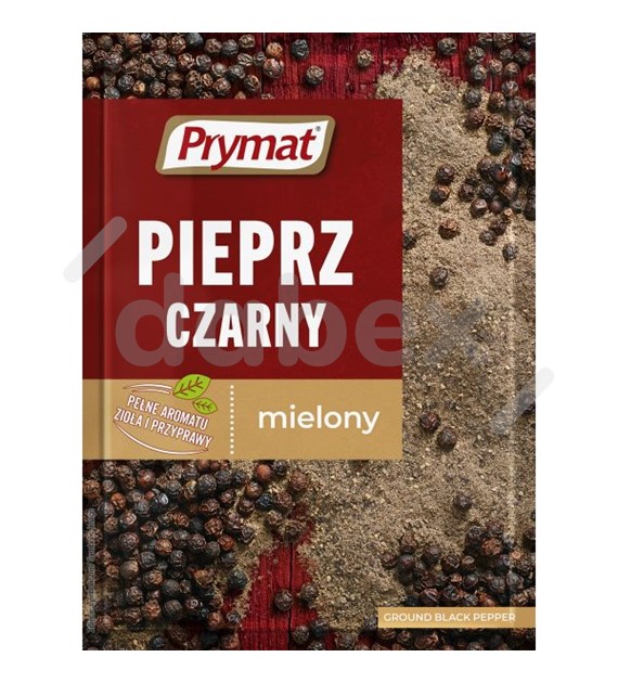 Prymat Pieprz Czarny Mielony 20g/30