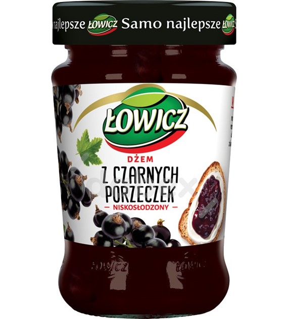 Łowicz Dżem Czarna Porzeczka 280g/8