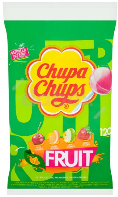 Chupa Chups The Best Of Fruit (120*12g)