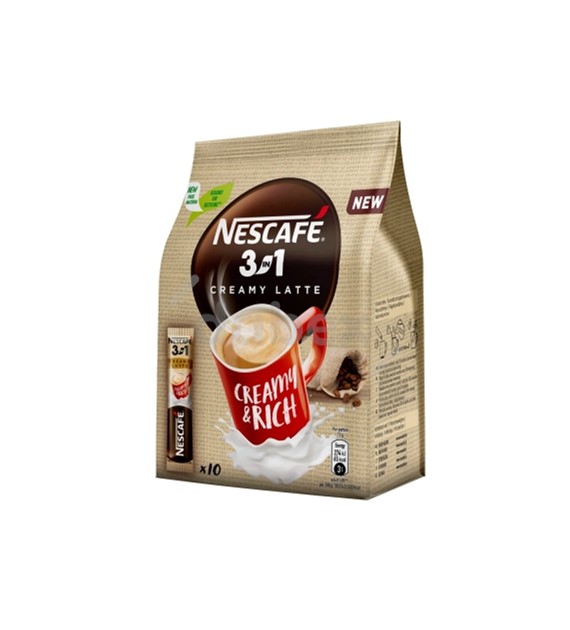 Nescafe 3in1 Creamy Latte (10*15g) 150g/18