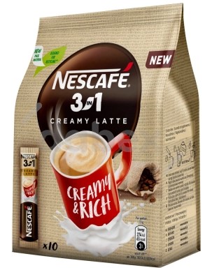 Nescafe 3in1 Creamy Latte Bag (10*15g)