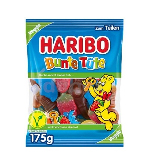 Haribo Żelki Bunte Tute 175g/17 IMP