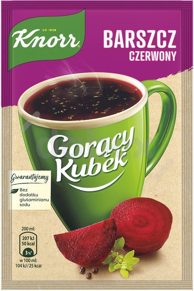 Knorr Gorący Kubek Barszcz Czerwony 14g/48