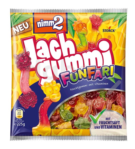 Storck Żelki Nimm2 Śmiejżelki Funfari 90g/24 IMP