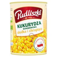 Pudliszki Kukurydza Konserwowa 400g/20 (Tacka)